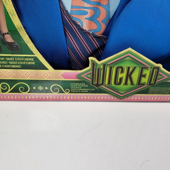 WICKED Shiz University Uniform Costume Hat Lantern Light Up Girls 4-6X Dress Up - Picture 10 of 16